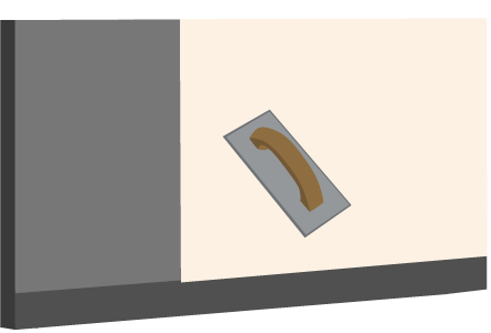 Concrete voids repair illustration