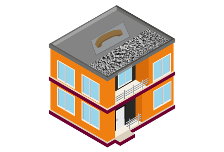 Concrete voids repair illustration