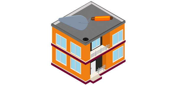 Concrete voids repair illustration